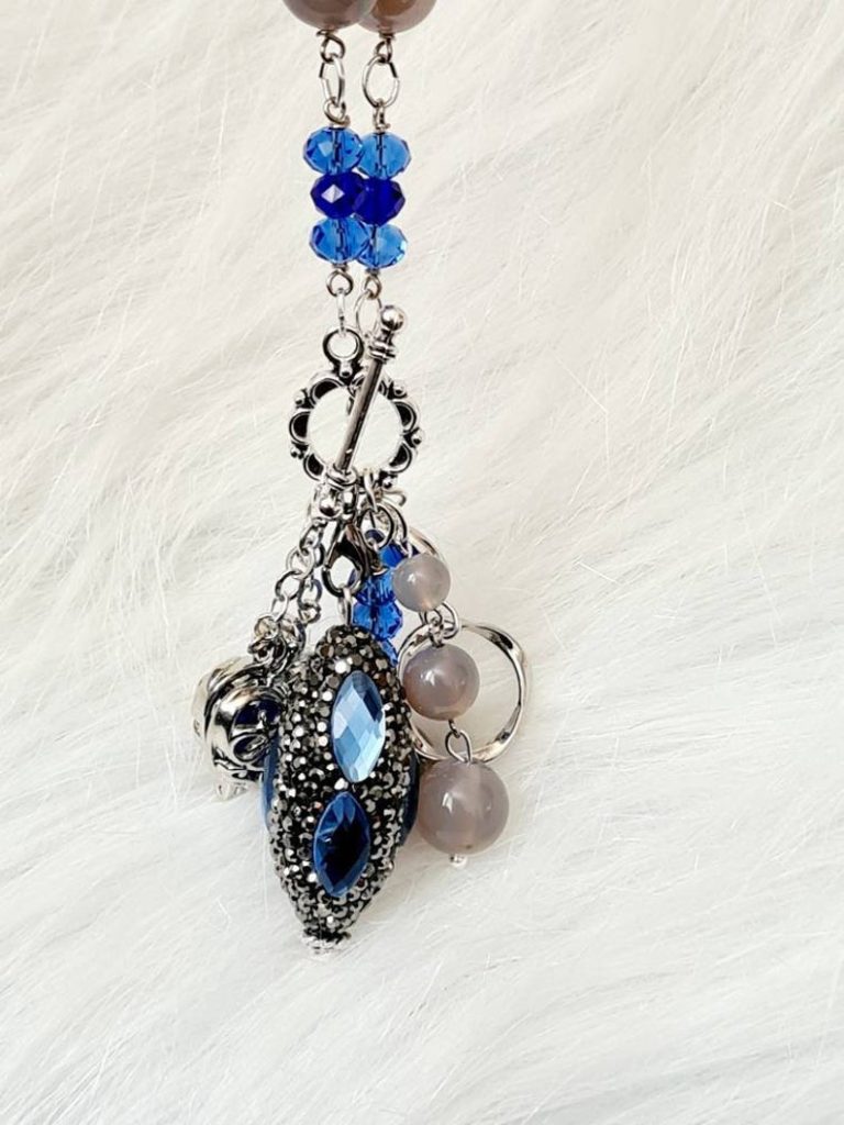 Saintly Sapphire Necklace