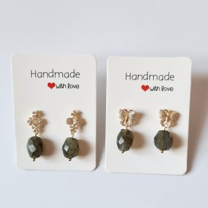 Labradorite Earrings - Gemstone