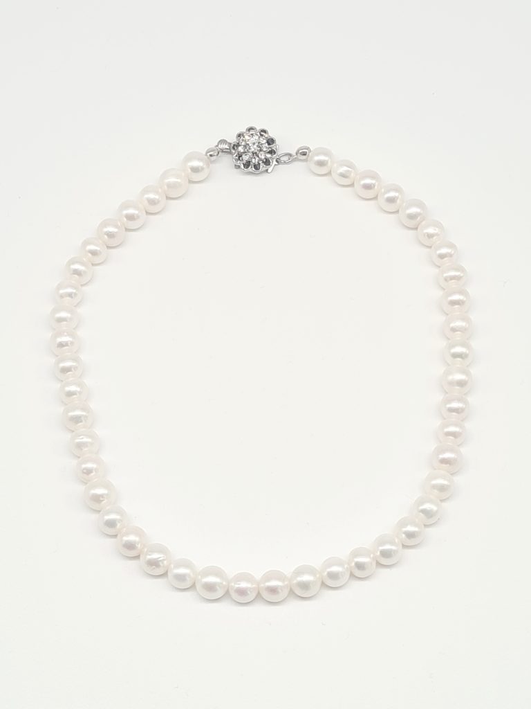 Akoya White Pearl Necklace - Collection